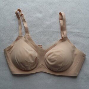 Honeylove Cross Over Bra Adjustable Size Large Mesh Removeable Pads Comfort